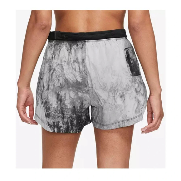 Nike Women's XL Dri-FIT Repel Mid-Rise 3" Trail Running Shorts Black Grey NWT - Picture 11 of 14